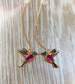 Charming Earrings with a Tiny Bird - excellent gift idea