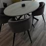 Round Table & 4 Chairs Image 4