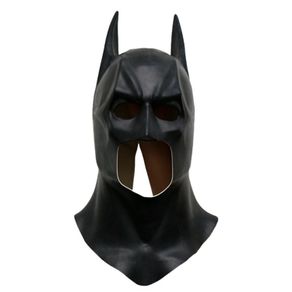 Batman Latex Masks Man Full Head Mask Bruce Wayne Dark Knight Cosplay Bats Mask Halloween Party Props