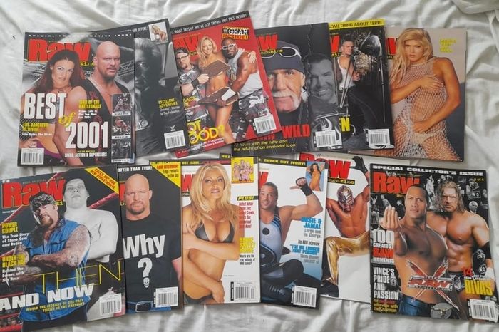 Wwe Raw Magazines 2002