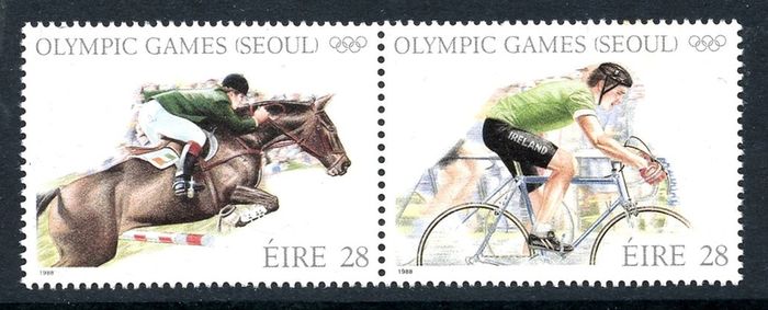 Ireland 1988 - Scott #712-713 Olympic Games Seoul - Mint Never Hinged