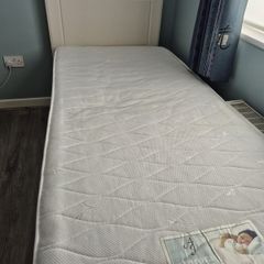 Single Bed Divan Base with Headboard