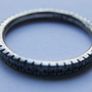 Vintage Sterling Silver 925 Sparkle Ring size S - 2,8g Image 6
