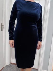 navy mini dress