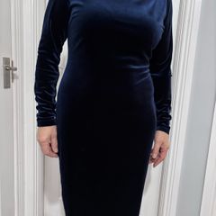 navy mini dress