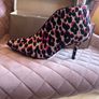 leopard print ankle boots size 5. Pink white and black Image 7