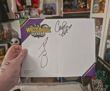WWE Brian Kenderick & Cedric Alexander Autograph