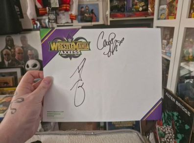 WWE Brian Kenderick & Cedric Alexander Autograph