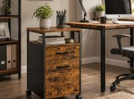 main image for ad Industrial Mobile Filing Cabinet with Drawers &amp; Hanging File