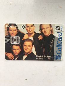 Boyzone Call Card