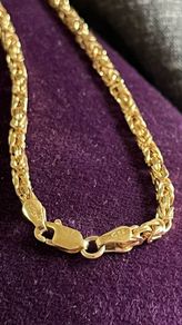 silver chain gold plated  22 gr