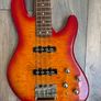 Fender Deluxe Jazz Bass 24 - Cherry Sunburst - Seymour Duncan Pickups - Made in Korea Image 2