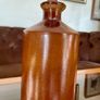 Large Vintage Bourne Denby Brown Stoneware Ink Bottle English Pottery 24cm Rustic Image 5