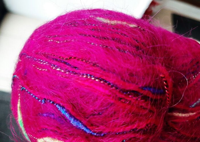 Mohair wool knitting crochet crafts