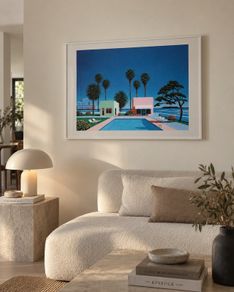 Hiroshi Nagai Pacific Breeze Framed Print 70 x 100cm