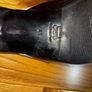 Vintage Gerard Darel navy leather kitten heel mules Image 4