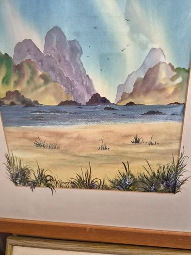 Original Framed Watercolor Painting by Elizabeth Finnegan