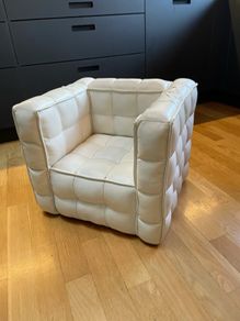 Kids faux leather chair