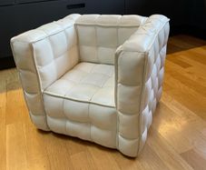 Kids faux leather chair