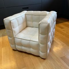 Kids faux leather chair