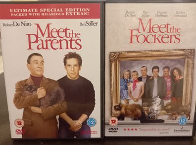 Meet The Parents & Meet The Fockers Dvd Bundle Robert De Niro Comedy