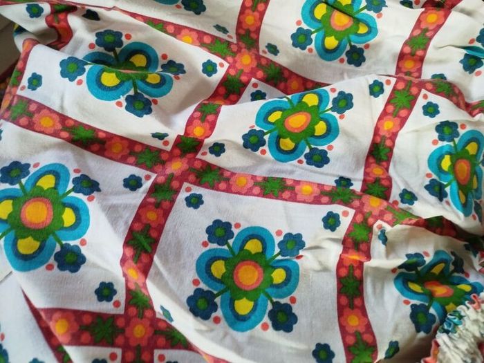 3 x Vintage Curtains