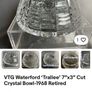 Pristine Vintage Waterford Crystal 7" Bowl, Tralee Pattern. Image 4