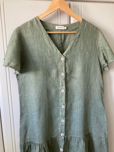 Actuelle linen dress, 10-12 uk