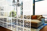 Hanging Room Divider,10 Pieces Wood-Plastic 5mm Thick Screen Panel for Living Room and Beding Room MULTIPLE DESIGNS AVAILABLE, SEE PHOTOS (FREE POSTAGE)