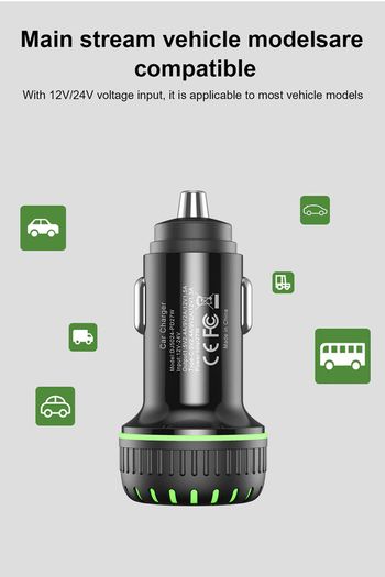 USLION 36W PD/QC3.0 Car Dual USB Phone Quick Charger (Two Options) (Brand New/Warranty)