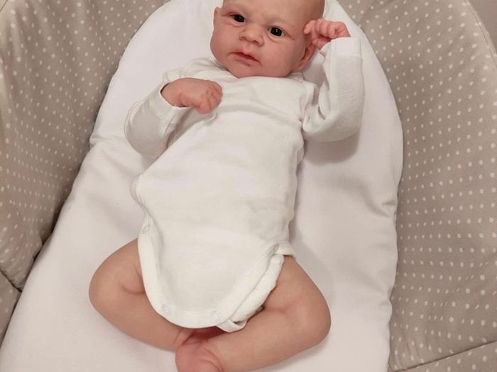 Reborn Baby Dolls 17 Inch Silicone Baby Dolls That Look Real Soft Cloth Body Preemie Babies Realsitic Newborn Baby Dolls (FREE POSTAGE)