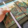Great Wall of China Style Miniature Chinese Panel Screen 6 small screen Image 3
