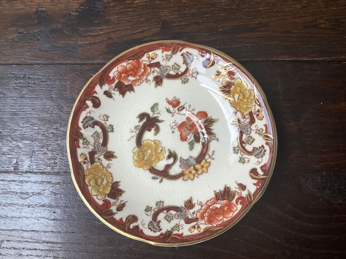 Masons Ironstone  Brown Velvet Cups and Saucers
