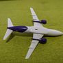 AB Airlines (Air Bristol) 1:200 scale model airplane, Boeing 737 aircraft, NEW Image 3