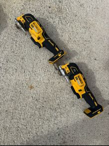 2  DeWALT DCS356N 18V XR Brushless Multi Tools
