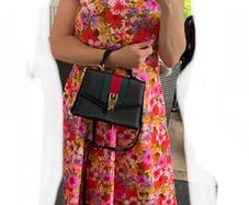 Flowery maxi dress