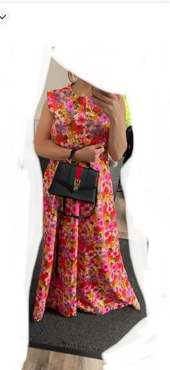Flowery maxi dress