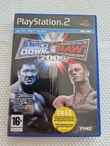 Smack Down vs Raw 2006 PlayStation2 Ps2 Games Original