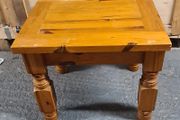 Pair of Solid Wood Wooden Side / Bedside Tables