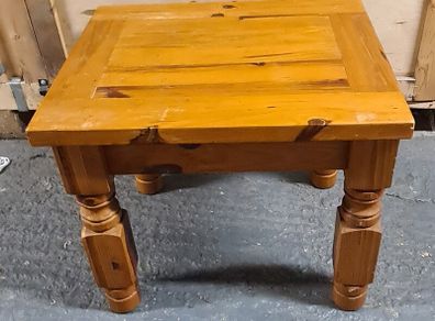 Pair of Solid Wood Wooden Side / Bedside Tables