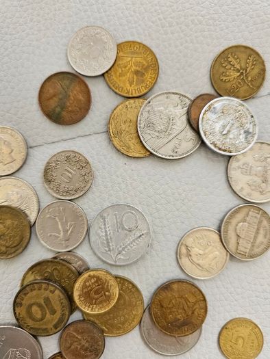 Collection of mixed international coins