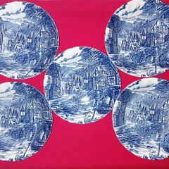 5 Vintage Staffordshire China Alfred Meakin Bowls