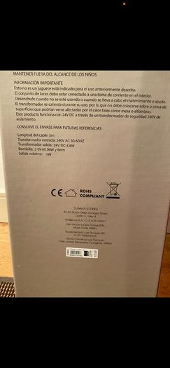 Christmas tree pre lit 1.8 m 144 warm light led lights Paul Costelloe