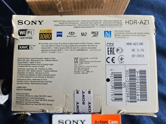 Sony HDR-AZ1 action camera