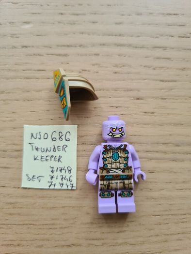 lego njo0686 thunder keeper, set ninjago 71748, 71746, 71747