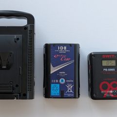 V-Mount V-Lock Battery x 2 with Charger