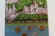 Austria pre euro vintage original coins set 1997 unc