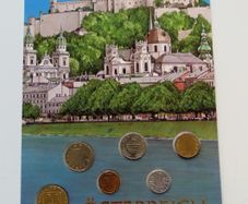 Austria pre euro vintage original coins set 1997 unc