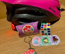 Kids Pink Bike Helmet - Brand New Bundle