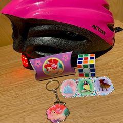 Kids Pink Bike Helmet - Brand New Bundle